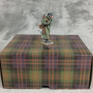 King Country BBG060 German Infantryman I HATE THIS WEATHER‎ WWII Figure Box READ